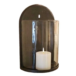 Rusticated Candle Sconce