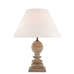 Oak Balustrade Table Lamp