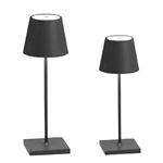Charcoal Cordless LED Table Lamp