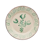 Green Portuguese Talavera Plate