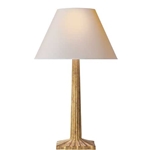 Gilt Fluted Table Lamp