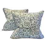 Pair Fortuny Maori Pillows