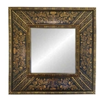 Regency Lacquer Gilt Mirror