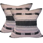 Pair Japanese Ribbon Pillows