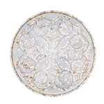 Mother of Pearl Inlay Round Palace Tray