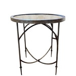 Antique Mirror Side Table