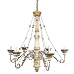 Italian Gesso Chandelier