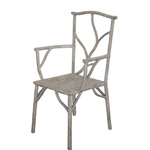 Faux Bois Garden Arm Chair