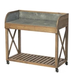 Zinc Potting Table