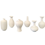 Ming Ivory Bud Vase Set