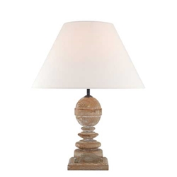 Oak Balustrade Table Lamp