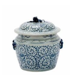Chinese Covered Rice Jar