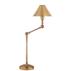 Articulated Brass Table Lamp