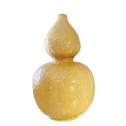 Chinese Yellow Gourd Vase