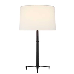 Iron Notched Table Lamp