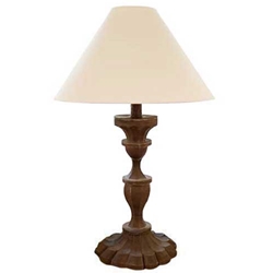 French Tole Candlestick Table Lamp