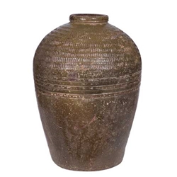 Chinese Brown Glazed Jar