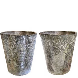 Pair French Concrete Planters