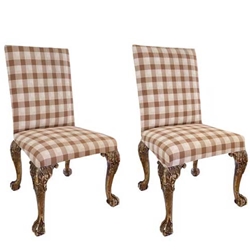 Pair of Italian Gilt Chairs