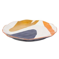 Abstract Porcelain Plate