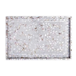 Mother of Pearl Inlay Rectangular Tray