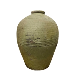 Chinese Grain Jar; Lg.