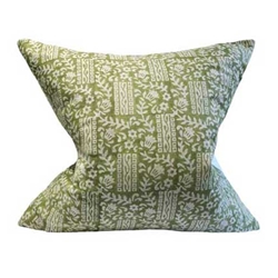 Green Vine Indian Pillow