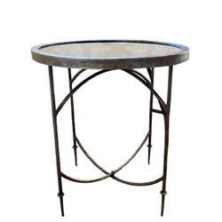 Antique Mirror Side Table