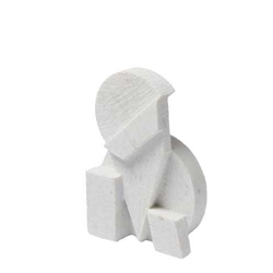 White Marble Abstract Sculpture