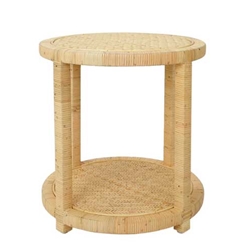 Rattan Peel Side Table