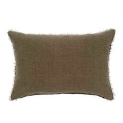 Mink Linen Lumbar Pillow