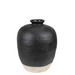 Black Ceramic Vase