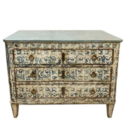 Delft Painted Commode