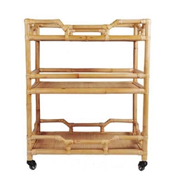 Rattan Bar Cart