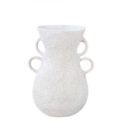 White Plaster Vase